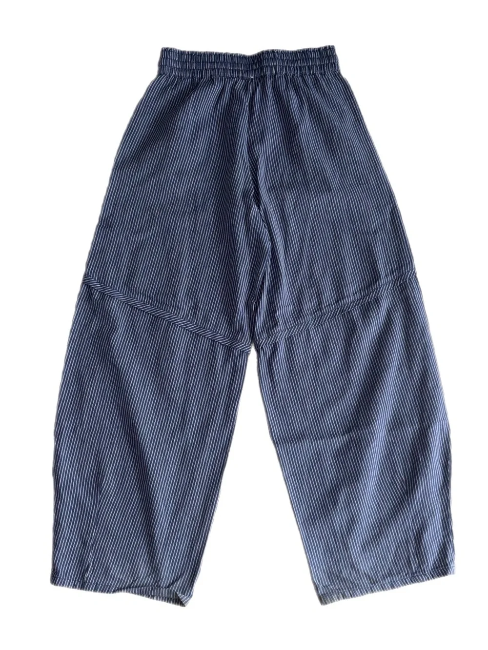 Free People Something Good Pull on Barrel Pants Navy Combo SMALL New With Tags